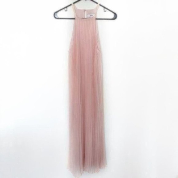 LIKELY Chester Pleated Chiffon Maxi Dress Size 4 - Picture 3 of 9